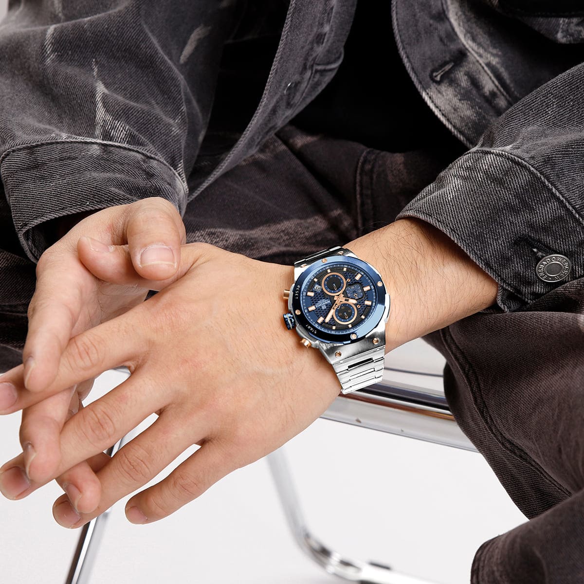 Naviforce Men's Watch NF8072-S-BE-S