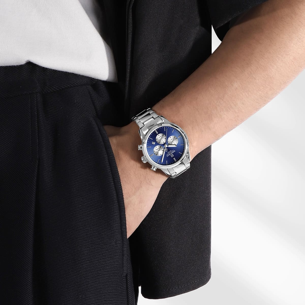 Naviforce Men's Watch NF8076-S-BE-S