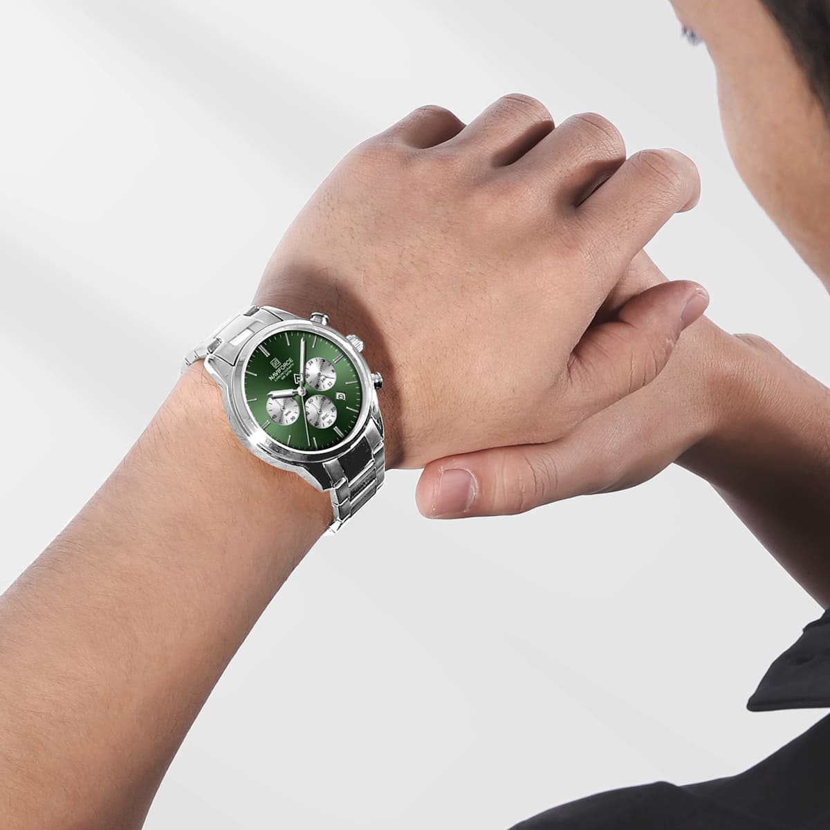 Naviforce Men's Watch NF8076-S-GN-S