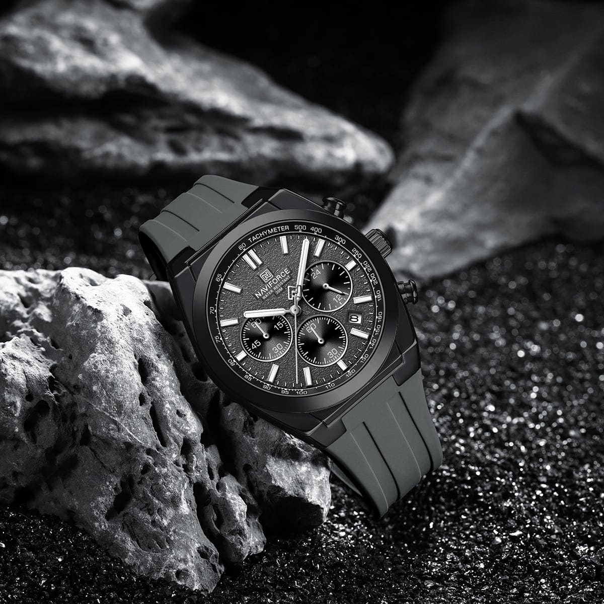 Naviforce Men's Watch NF8080-B-GY-GY