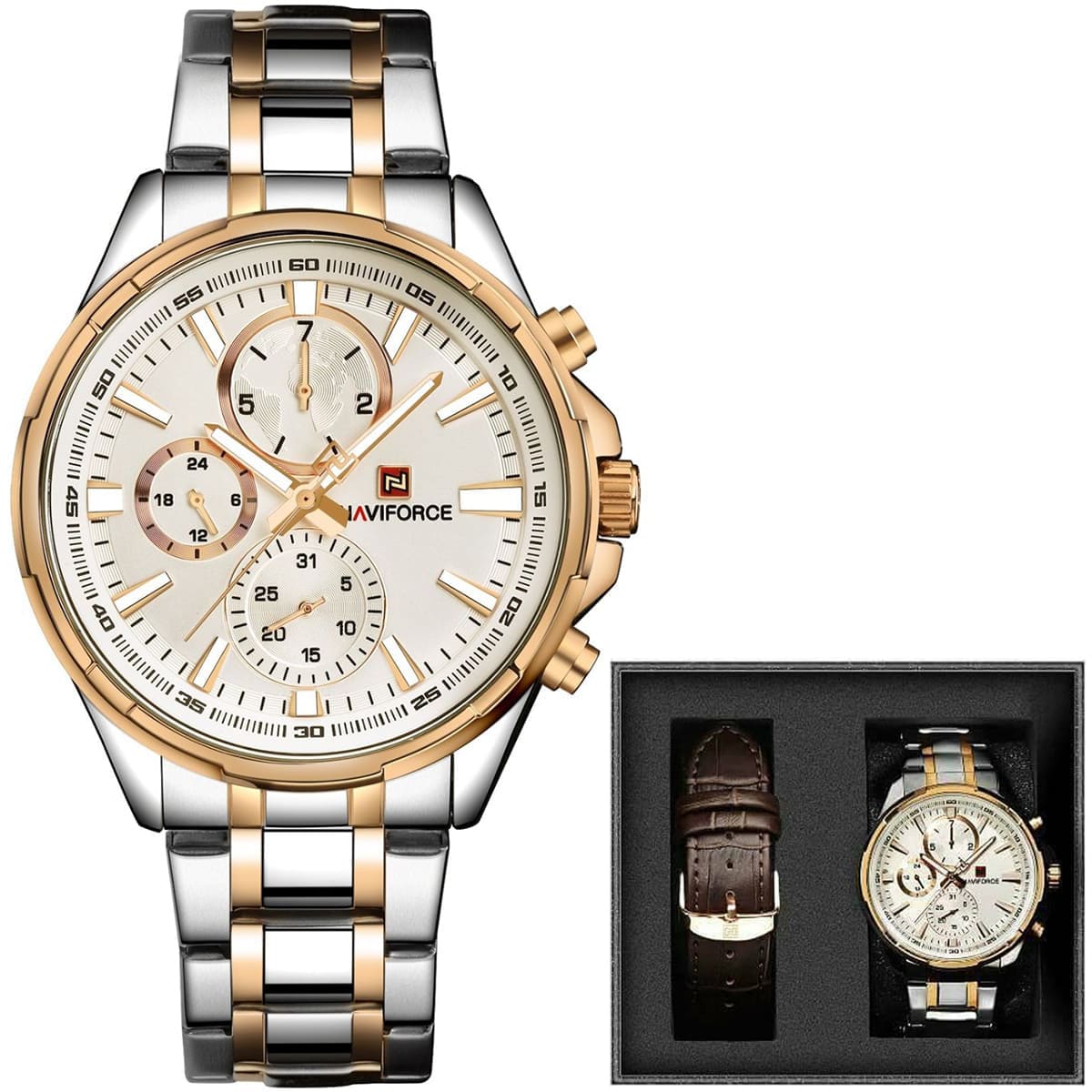 Naviforce Men's Watch NF9089S-RG-W