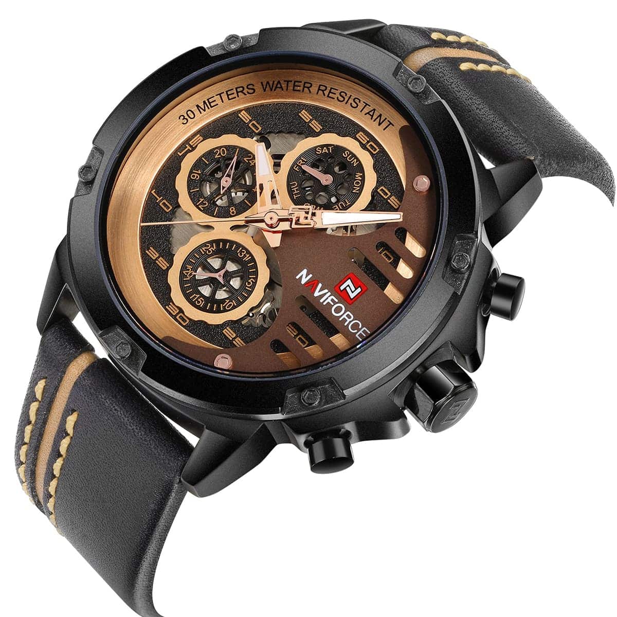 Naviforce Men's Watch NF9110-B-RG-BN
