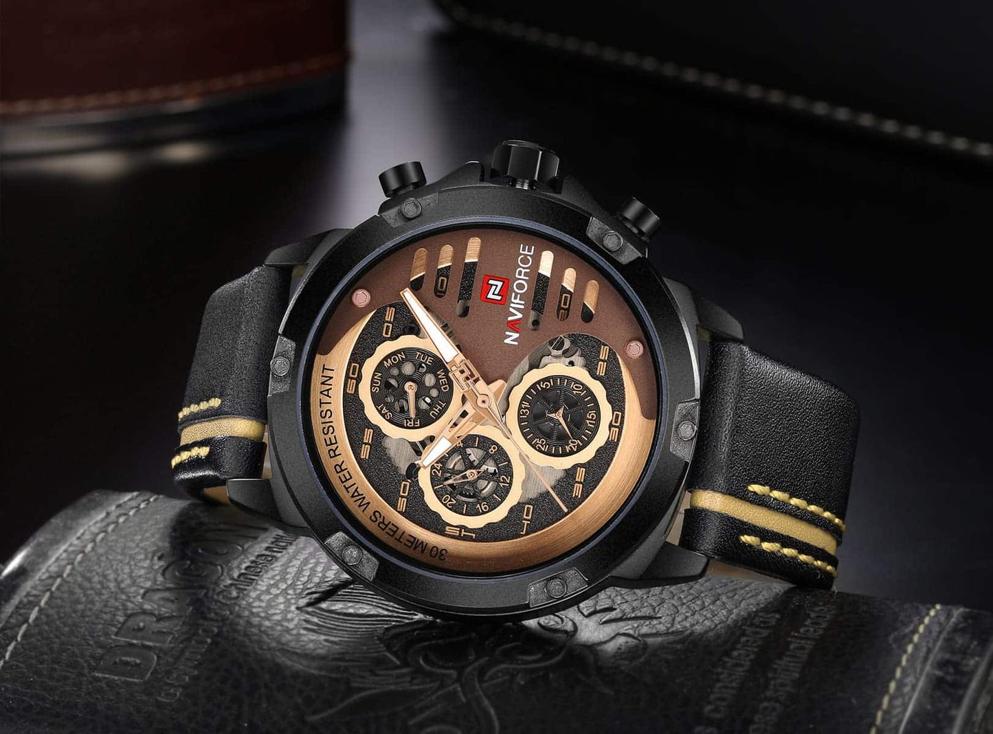 Naviforce Men's Watch NF9110-B-RG-BN
