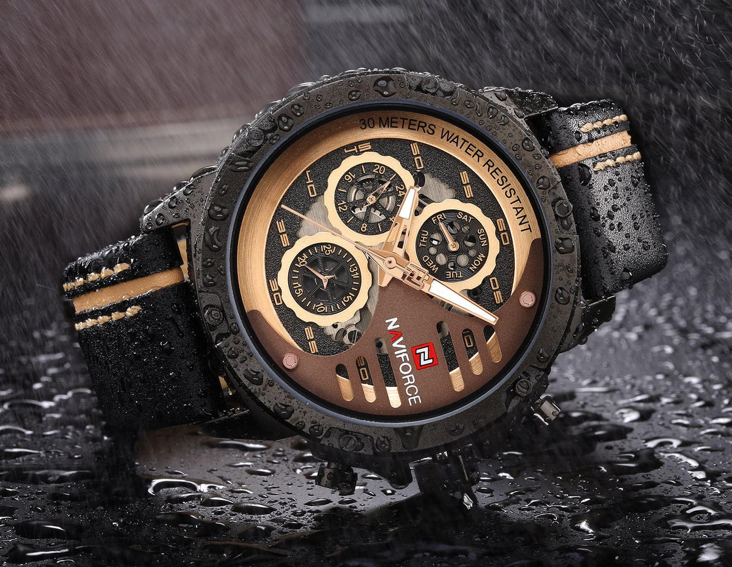 Naviforce Men's Watch NF9110-B-RG-BN