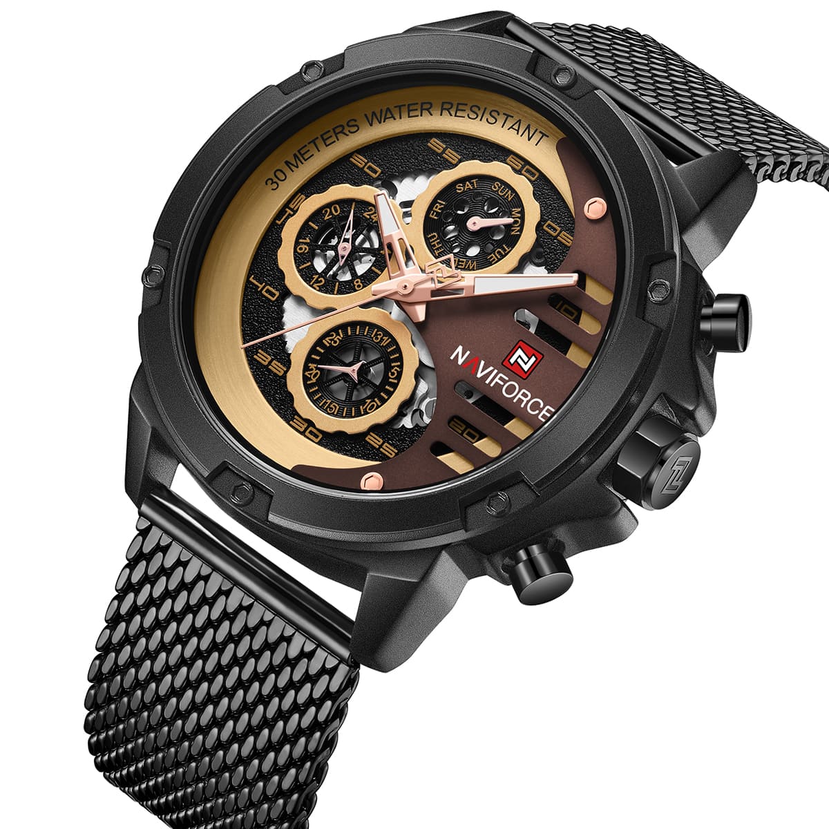 Naviforce Men's Watch NF9110S-B-RG-B
