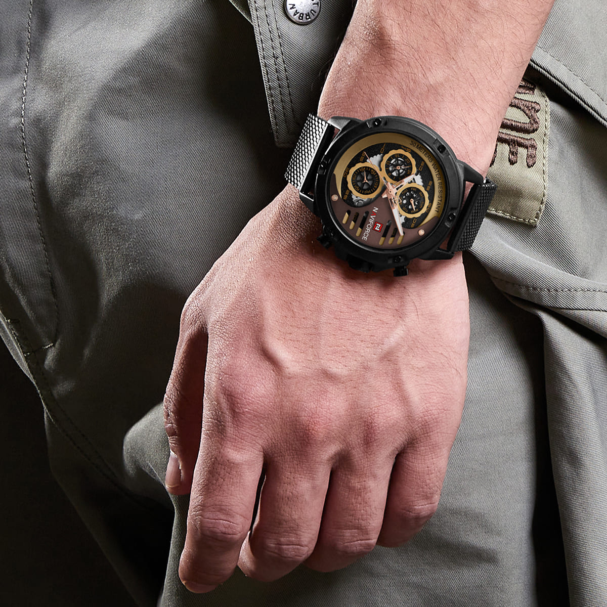 Naviforce Men's Watch NF9110S-B-RG-B