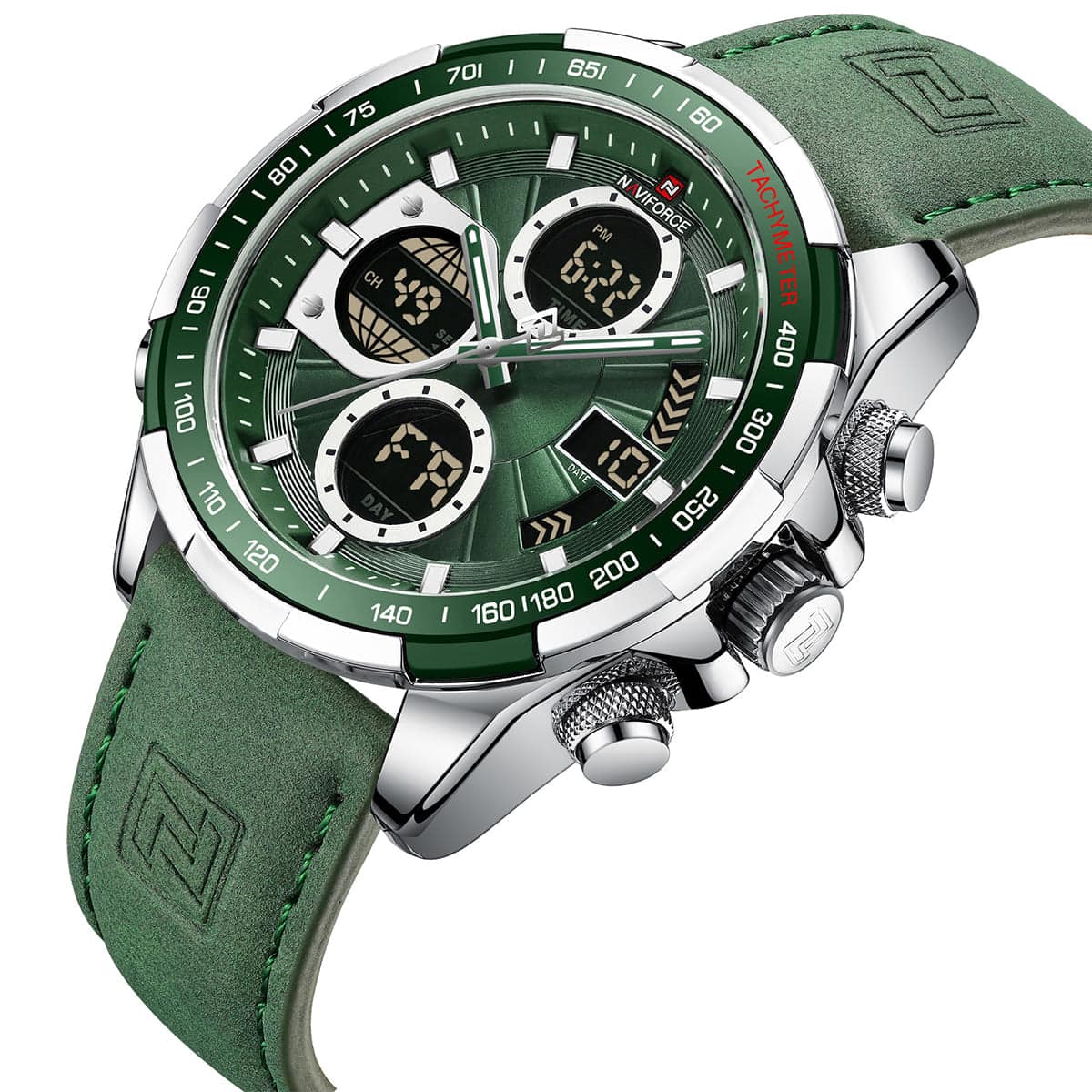Naviforce Men's Watch NF9197L-S-GN-GN