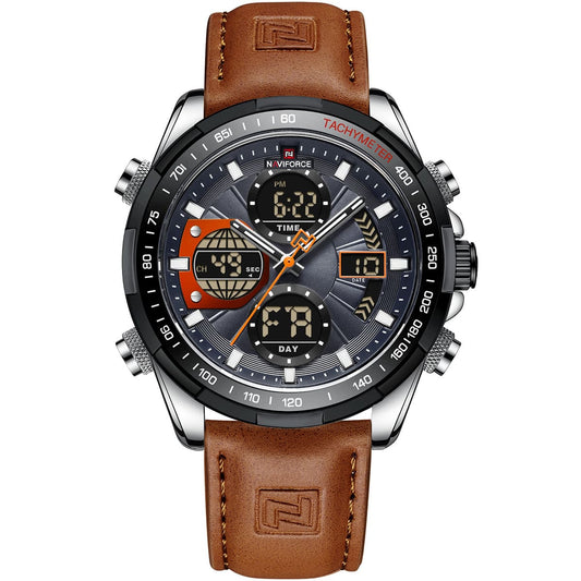 Naviforce Men's Watch NF9197L-S-GY-O-BN