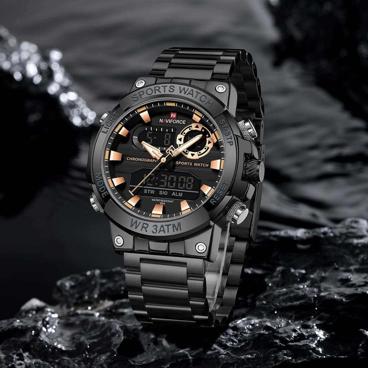 Naviforce Men's Watch NF9237-B-RG-B