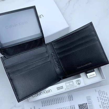 Calvin Klein Wallet & Keychain Set For Men