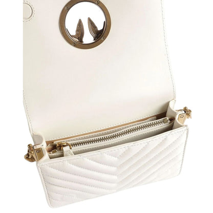 Pinko White Women Shoulder Bag Cross Body Bag 100063A0Gk Z14Q