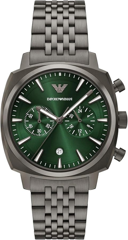 Emporio Men's Stainless Steel Chronograph Watch (Model: AR11689