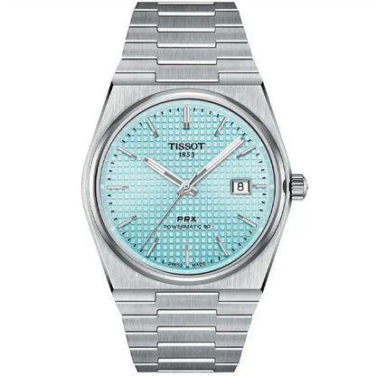 Tissot PRX Swiss Automatic Men Watch Baby Blue