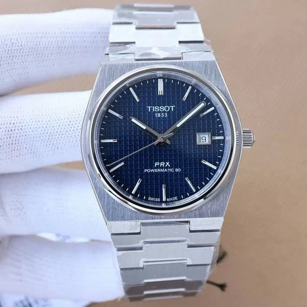 Tissot PRX Swiss Automatic Men Watch Blue