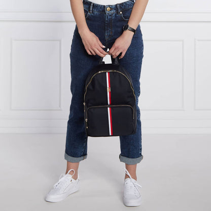Tommy Hilfiger Black Women Backbag Aw0Aw11338