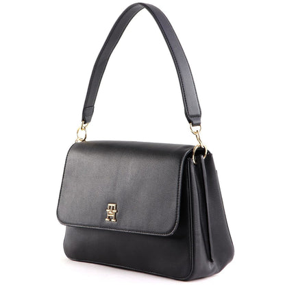 Tommy Hilfiger Black Women Handbag Aw0Aw14510 Blk