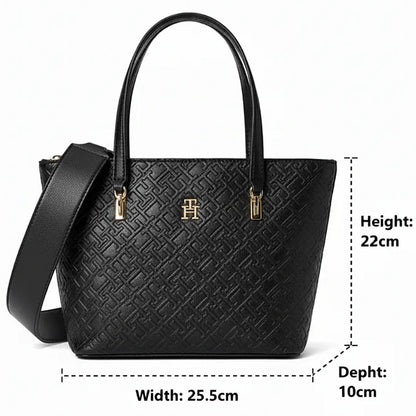 Tommy Hilfiger Black Women Shoulder Bag Aw0Aw16510 Bds