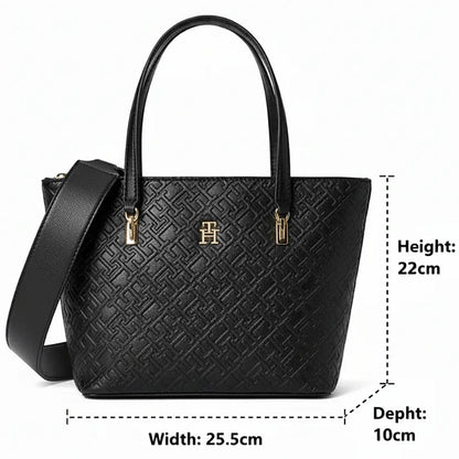Tommy Hilfiger Black Women Handbags Aw0Aw16002