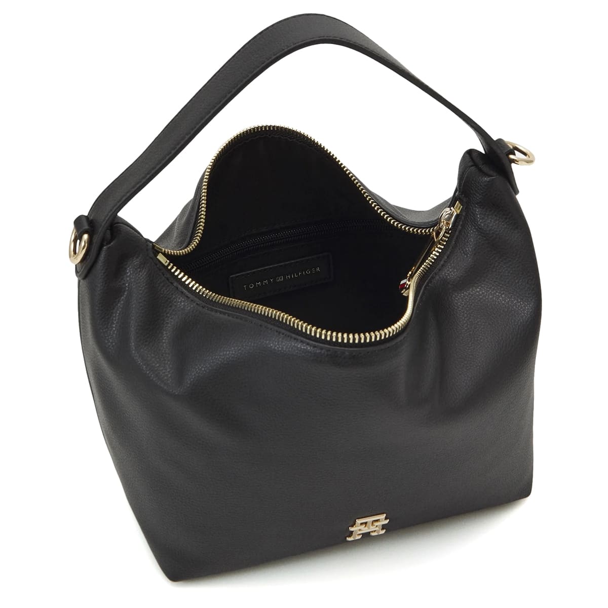 Tommy Hilfiger Black Women Shoulder Bag Aw0Aw14499