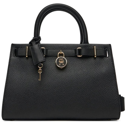 Tommy Hilfiger Black Women Shoulder Handbag Aw0Aw17926