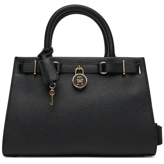 Tommy Hilfiger Black Women Shoulder Handbag Aw0Aw17926