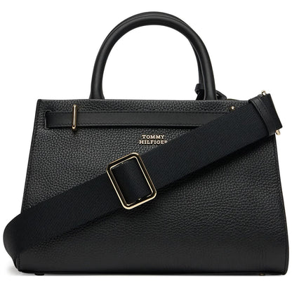 Tommy Hilfiger Black Women Shoulder Handbag Aw0Aw17926