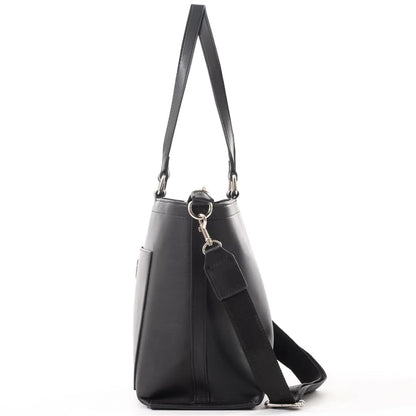 Tommy Hilfiger Black Women Tote Bag Handbags