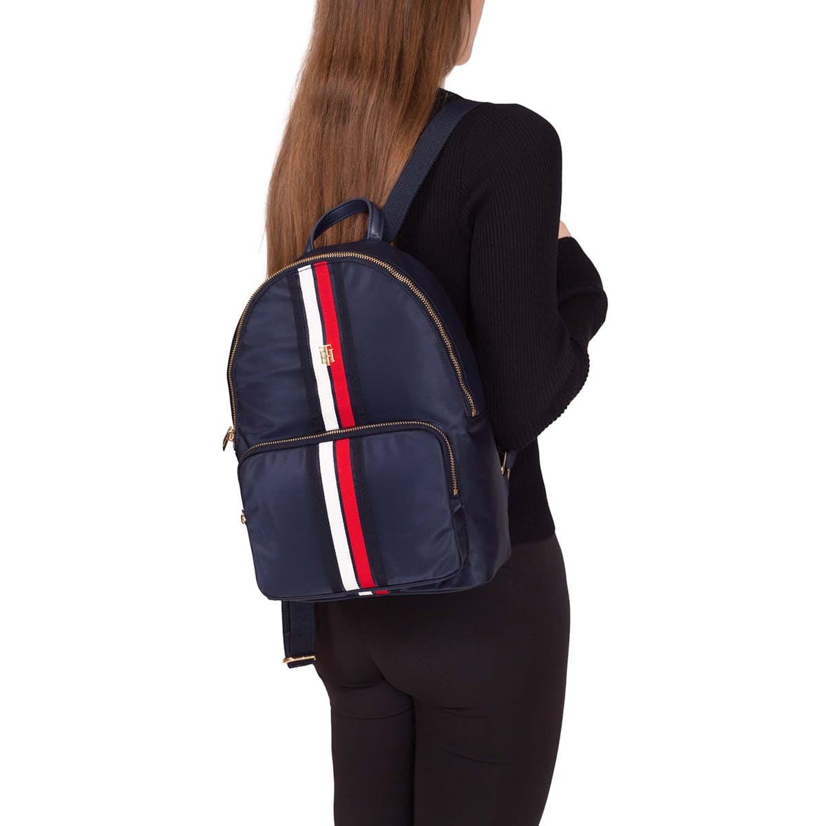 Tommy Hilfiger Blue Women Backbag Aw0Aw13170