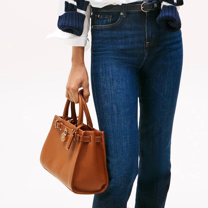 Tommy Hilfiger Brown Women Shoulder Handbag Aw0Aw17188