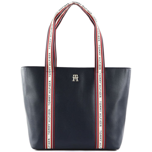 Tommy Hilfiger Navy Blue Women Handbags Tote Bag Aw0Aw14218