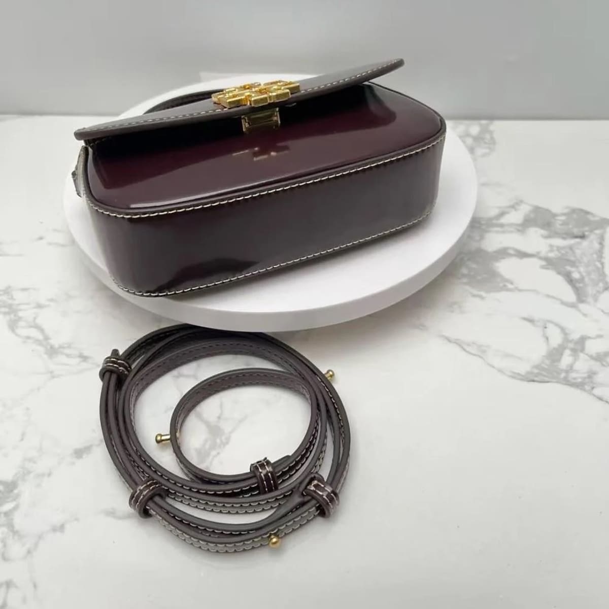 Tory Burch Brown Women Crossbody Bag 153726 Tempranillo